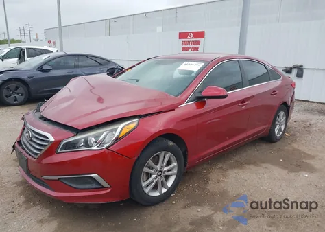 2016 Hyundai Sonata Se из США, поврежденный, VIN 5NPE24AFXGH363798